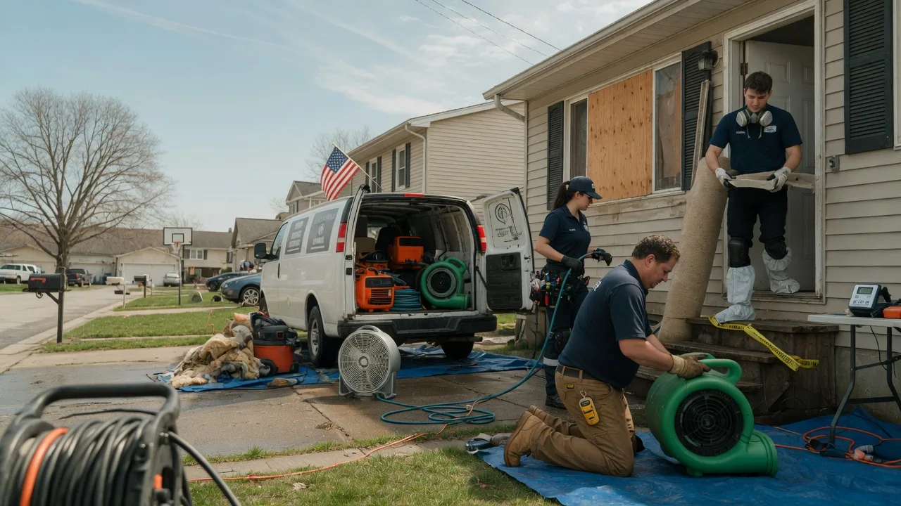 Water Damage Restoration in Garfield, KS near me